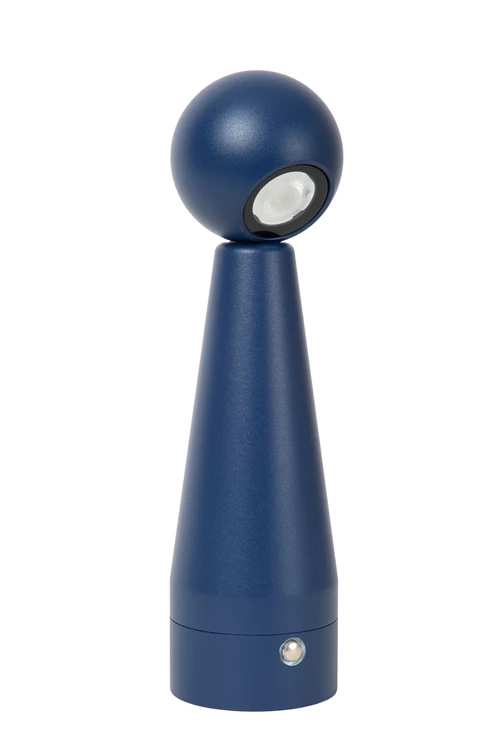 Lucide IPSOS - Lámpara de mesa Recargable - Batería/acumulador - LED Regul. - 1x3W 2700K - Azul - apagado